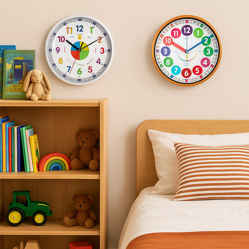 Silent time teaching kids wall - time,