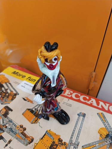 Murano glass clown - murano,