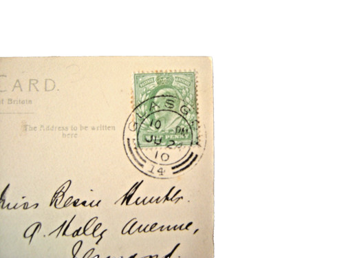 Postmark glasgow twin arcs - glasgow.,