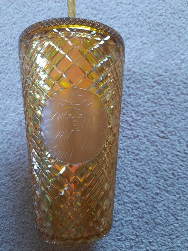 Starbucks gold oz lidded - gold, fl