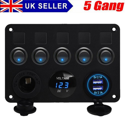 Gang rocker switch panel - rocker,