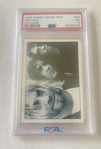 1995 panini smash hits nirvana - smash,