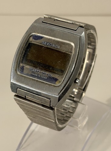 Vintage sekonda quartz lcd - vintage,