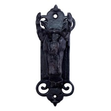 Deer door knocker vintage cast - door,