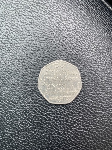 50p saxon plural of penny - 50p,,