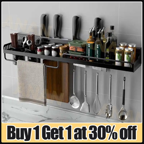 Wall mounted kitchen utensils - mounted,