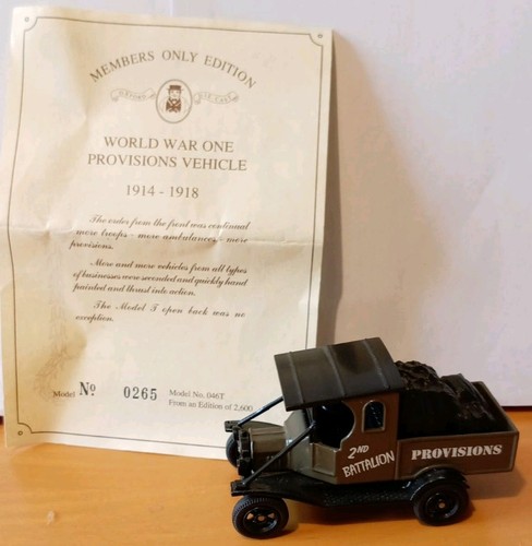Oxford die cast ww1 provisions - die-cast,