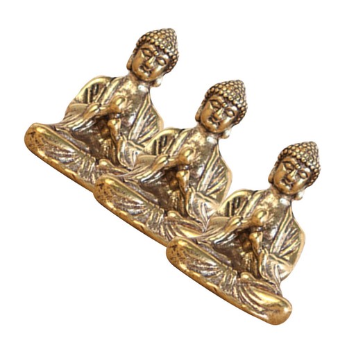 3pcs miniature buddha statues - miniature,