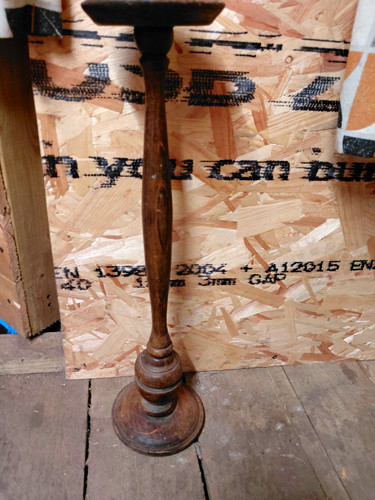 Large turned wooden - large,