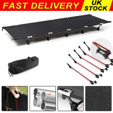 Portable Folding Camping Bed lounger Army Outdoor Sleeping Hiking Travel