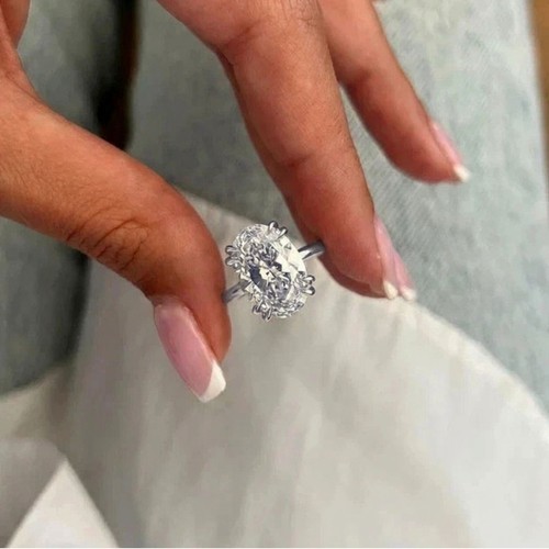 00ct oval lab - 4.00ct, fg/vs