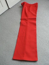 Vintage 70s red - red, crimplene