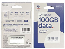 Tesco Mobile Pay as you go SIM with Rocket Packs