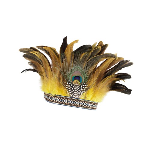 Feather headdress accessory - headdress,