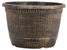 2 x 26 Litre Bronze Wooden