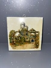 biddulph hall Staffs Portrait Tile Wall Hanging e partington medieval Britain