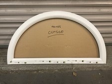 White Arch D frame upvc shaped
