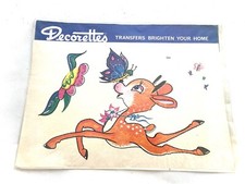 Vintage decorettes transfer - vintage,