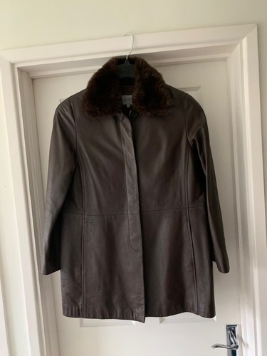 Ladies brown leather 3 - ladies,
