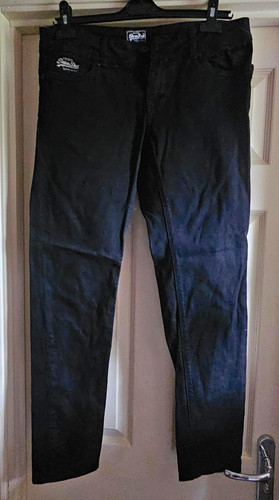 Superdry men straight black - men's,