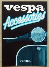 VESPA ACCESSORIES Scooter Sales Leaflet Brochure 1990s
