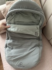Quinny Mood Winter Footmuff For Carrycot Newborn Grey Used Twice