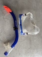 Beaver Avenger Scuba Mask and Beaver Ocean Snorkel Set (blue)