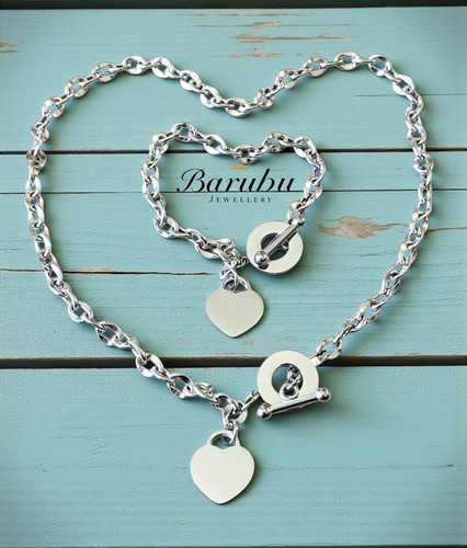 Personalised silver heart tag - silver,