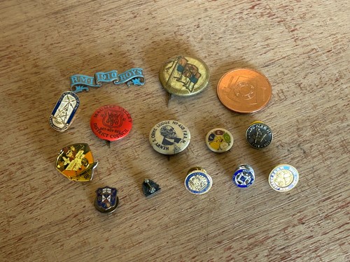 Mason masonic penny lapel - lapel, pin