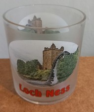Loch Ness Monster Souvenir Glass Urquart Castle Scotland