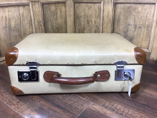 Vintage cream globetrotter - cream,