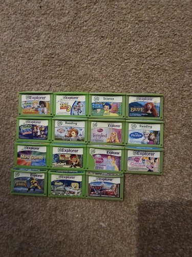 Leap frog 15x game cartriges - leap,