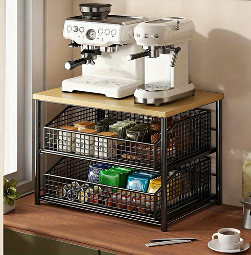 Black tier kitchen - kitchen, organiser