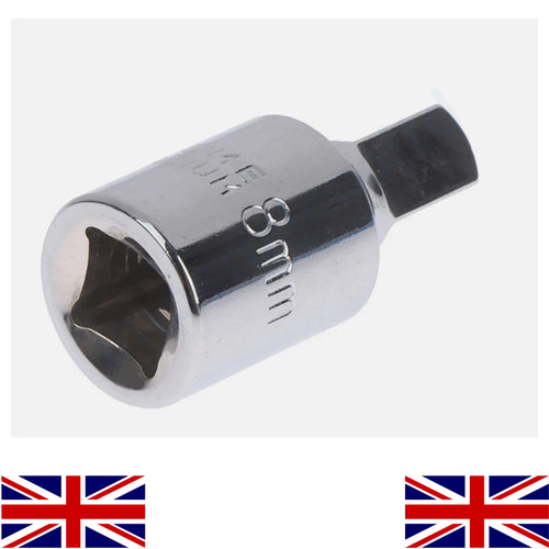 8mm square oil sump - square, plug