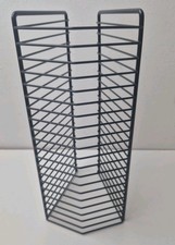 Black Wire Metal CD Rack Tower