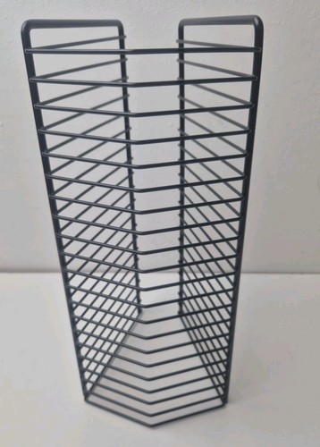 Black wire metal rack tower - rack,
