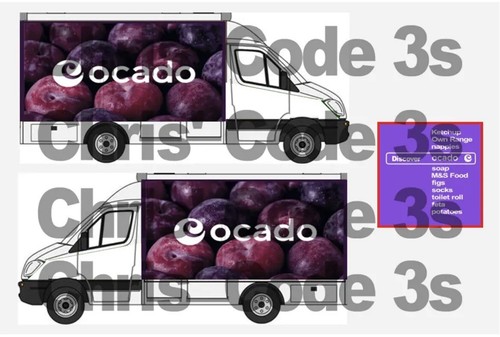 Code adhesive decal - code, 3