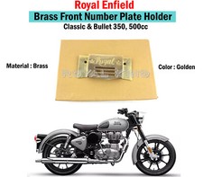 Brass "Number Plate Holder Fit