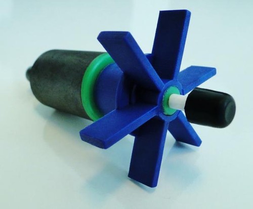 Impeller and ceramic shaft - impeller,