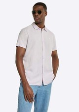 Nautica Andre Mens Short Sleeve Shirt Lilac