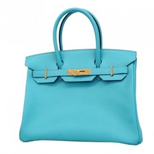 Hermes Hermès Birkin 30 handbag, Epsom leather, Blue Noir, D stamp, women's