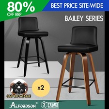 ALFORDSON 2x Bar Stool Padded