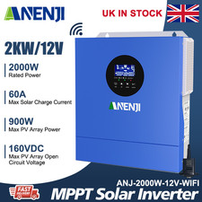 2000W 2KW 12V Hybrid Off Grid