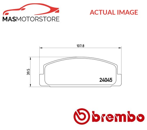 Brake pads set - pads, pad