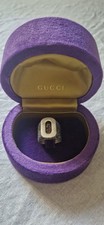 Gucci Silver Ring Letter "O"