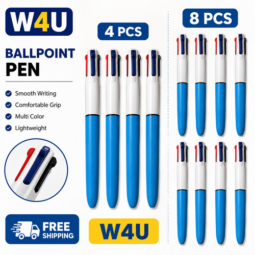 4pcs multicolor in 1 - multicolor,
