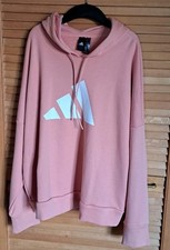 Ladies Adidas Hoodie /Top /Tracksuit. Peach (Size XL UK 16-18)