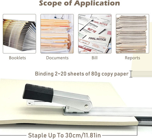 Long arm stapler heavy - long,