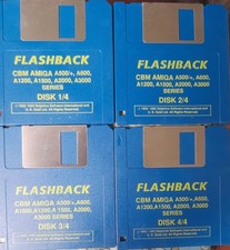 Amiga Flashback Disks 1 To 4 CBM AMIGA A500/+A600,A1000,A1200,A1500,A2000,A3000