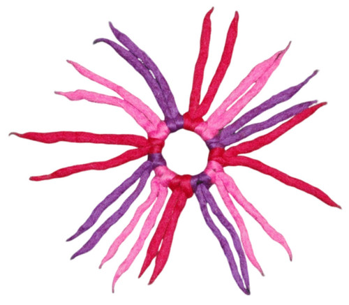 Handmade red dreadlock hair - handmade,